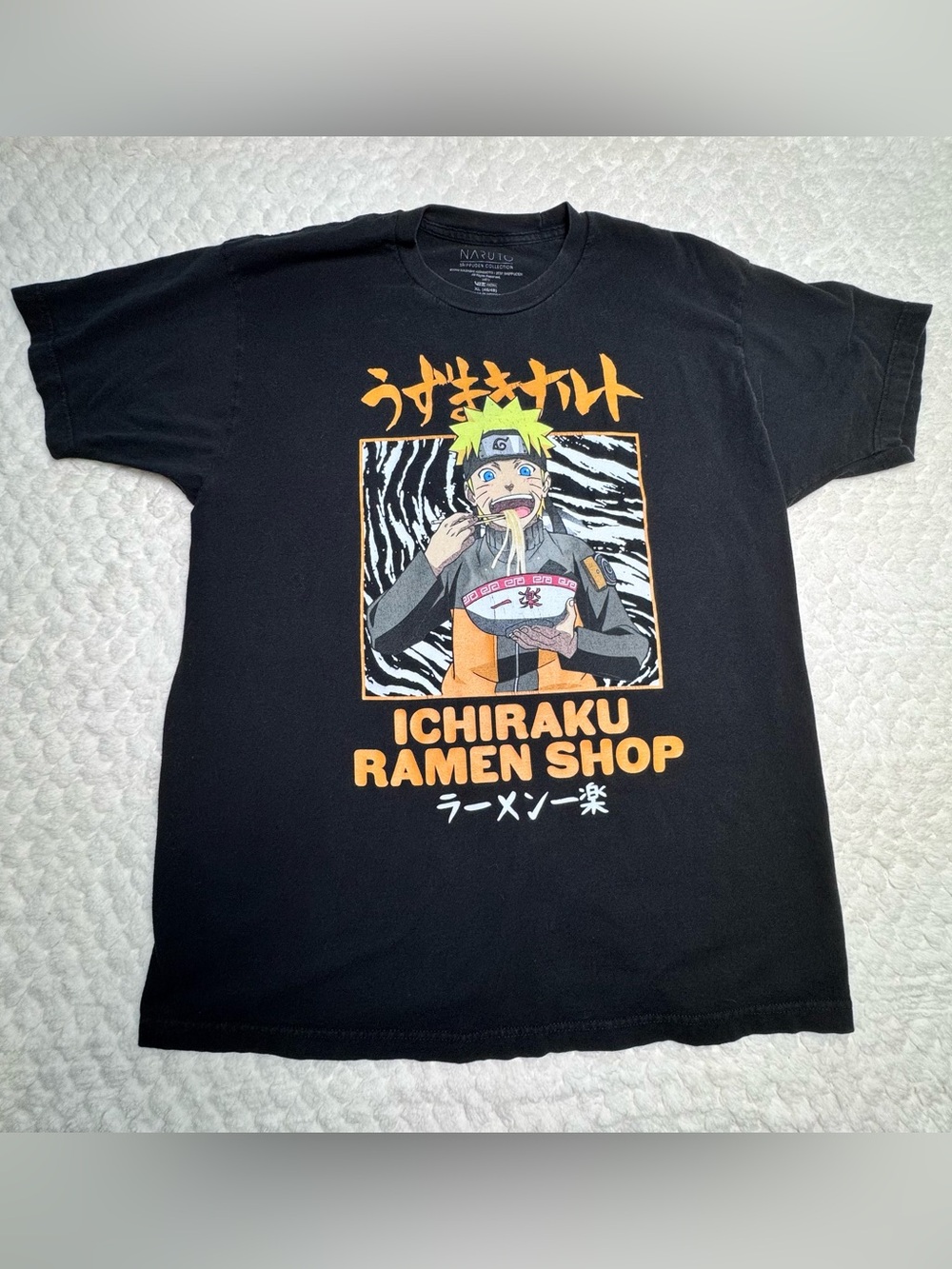 Black Naruto Ichiraku Ramen Shop Graphic Tee